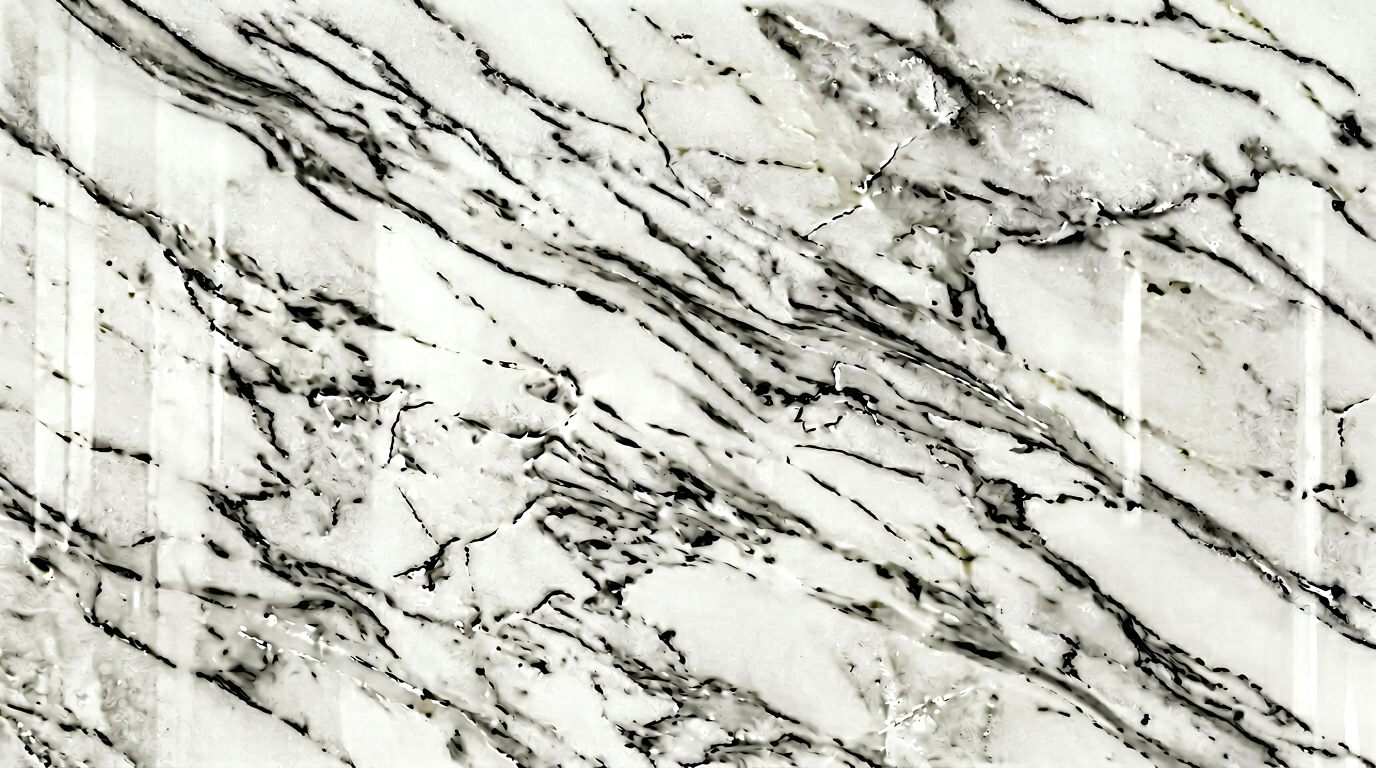 White marble with gold and grey veining